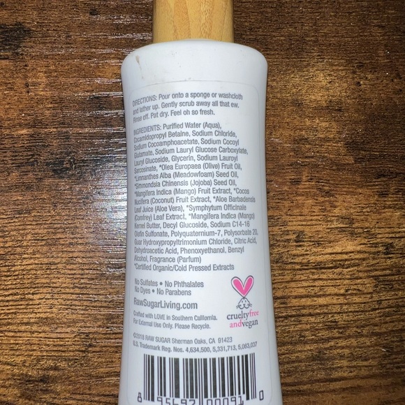 Raw Sugar Natural Travel Body Wash - Picture 4 of 4